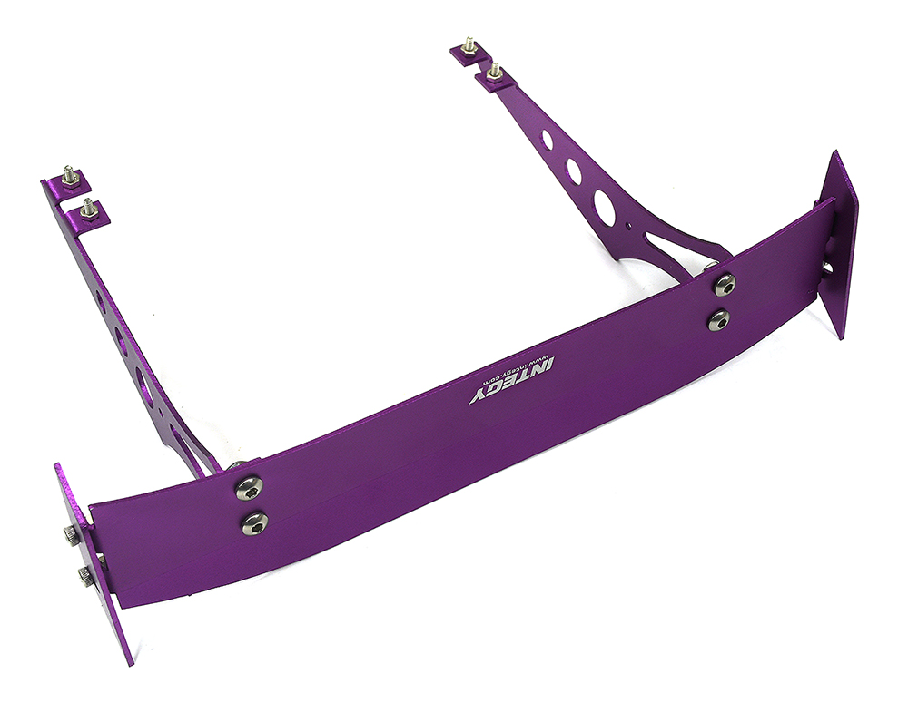 C34005PURPLE Realistic 1/10 Size Aluminum Rear Wing 175mm Width for Touring & Drift Car - Image 1