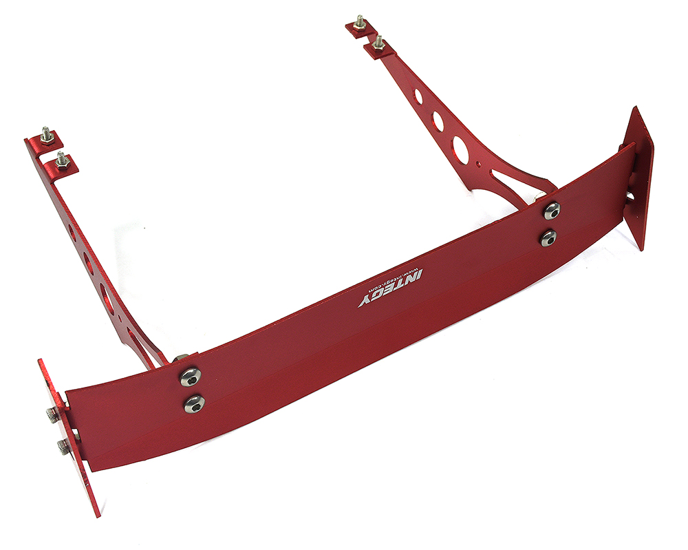 C34005RED Realistic 1/10 Size Aluminum Rear Wing 175mm Width for Touring & Drift Car - Image 1