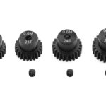 Steel 22T 23T 24T 25T Motor Pinion Gear Set for Tamiya TT01 TT02 TB02 TA05