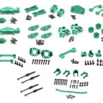 Complete Alloy Machined Conversion Kit Upgrade for Losi 1/18 Mini LMT LOS01026