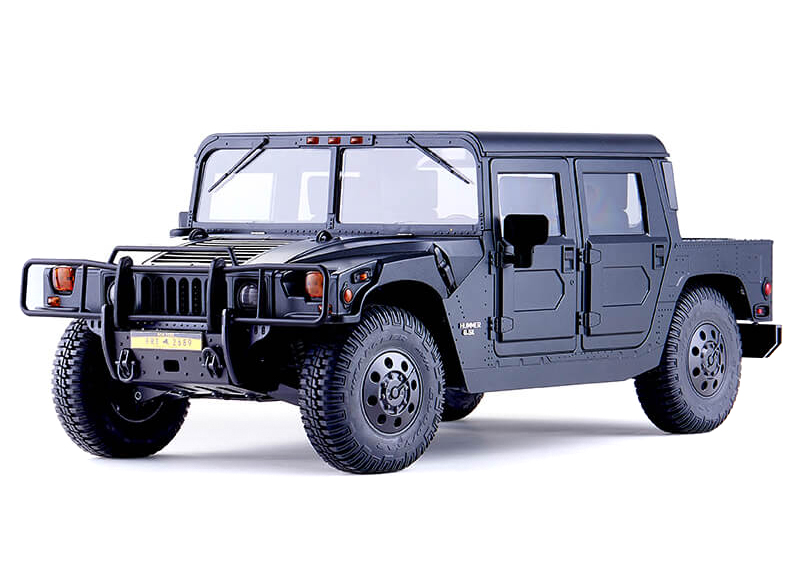 FMS11261RSBK 1:12 2006 Hummer H1 Alpha RTR Black - Image 1