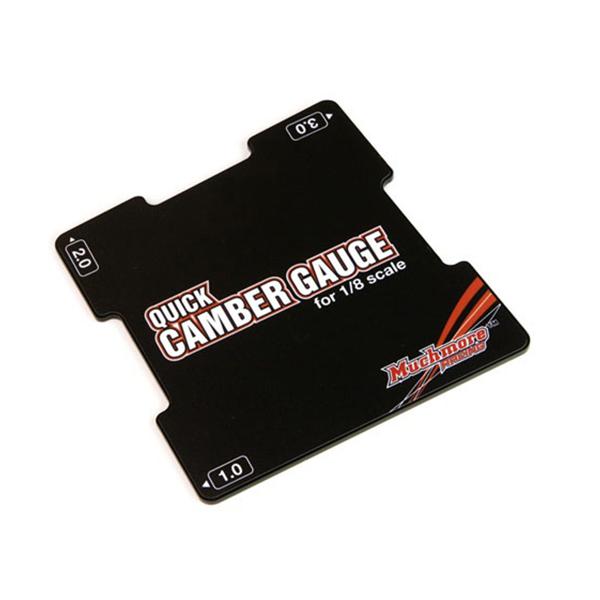 MMR-MR-CGL1 Muchmore Racing Quick Camber Gauge 1.0, 2.0, 3.0 Angles for 1/8 Buggy Cars - Image 1