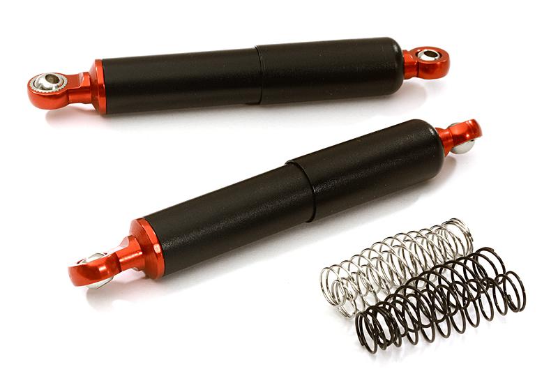 OBM003RED Realistic 84mm Alloy Off-Road Shocks w/ Internal Spring for 1/10 Scale Crawler - Image 1