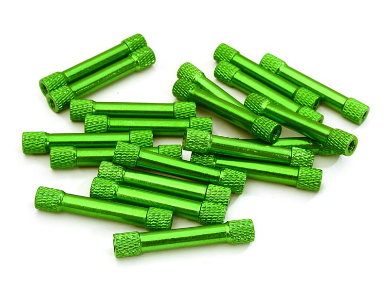 OBM023GREEN 20pcs Alloy M3x35mm Standoff Column Spacer Pillar for RC Multirotors FPV Quad - Image 1