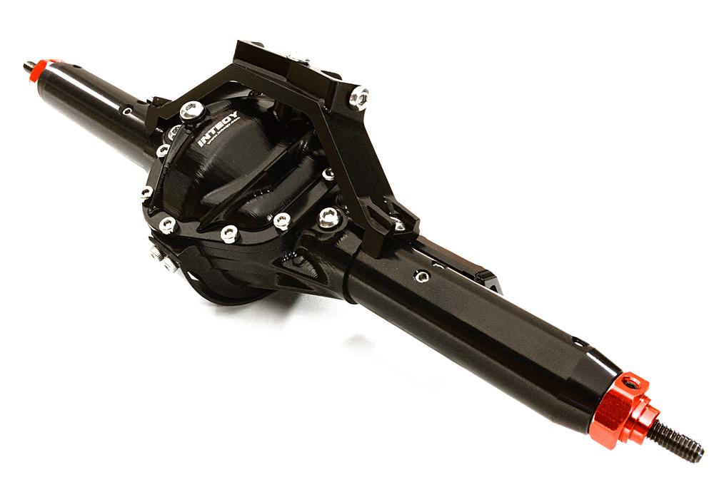 OBM1633BLACK Complete 4-Link Rear Axle w/ Internals for Axial SCX-10 & Custom 1.9 Crawlers - Image 1