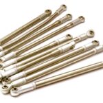 Complete Stainless Steel 10-Piece Linkage Set for Custom 1.9 & 2.2 Rock Crawlers