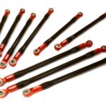 Complete Aluminum 10-Piece Linkage Set for Custom 1.9 & 2.2 Rock Crawlers