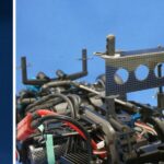 RIDE Rear body Mount Support (Carbon Coating Pattern) for 1/10 Tamiya M-Chassis