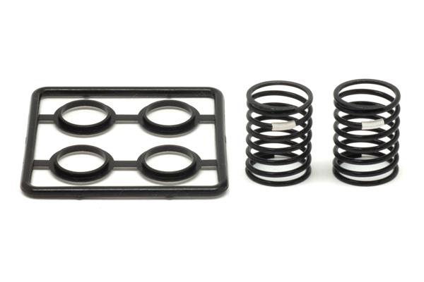 RIDE28047 RIDE TC Pro Matched Big Bore Short Springs (2) (H23mm) White Total Coil=7.50 - Image 1