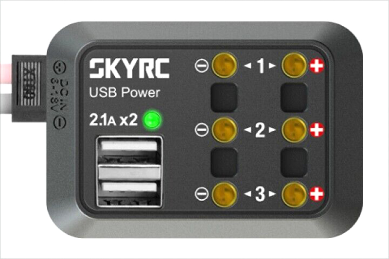 SK-600114-03 SkyRC DC Power Distributor with XT60 Female Connector - Image 1