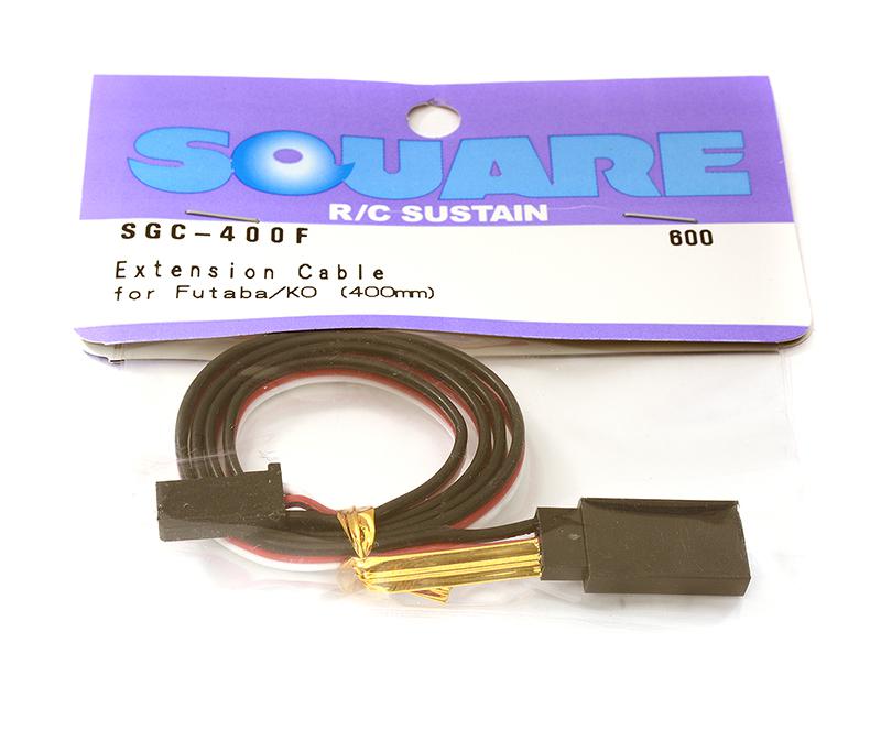 SQ-SGC-400F Square R/C Extension Cable (Small Servos) for Futaba/KO (400mm) - Image 1