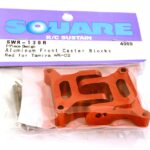 Square R/C Aluminum Front Caster Blocks, 6-degree 1-Piece Design for Tamiya WR02