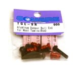 Square R/C Aluminum Damper Ball End for Most Tamiya (Red)