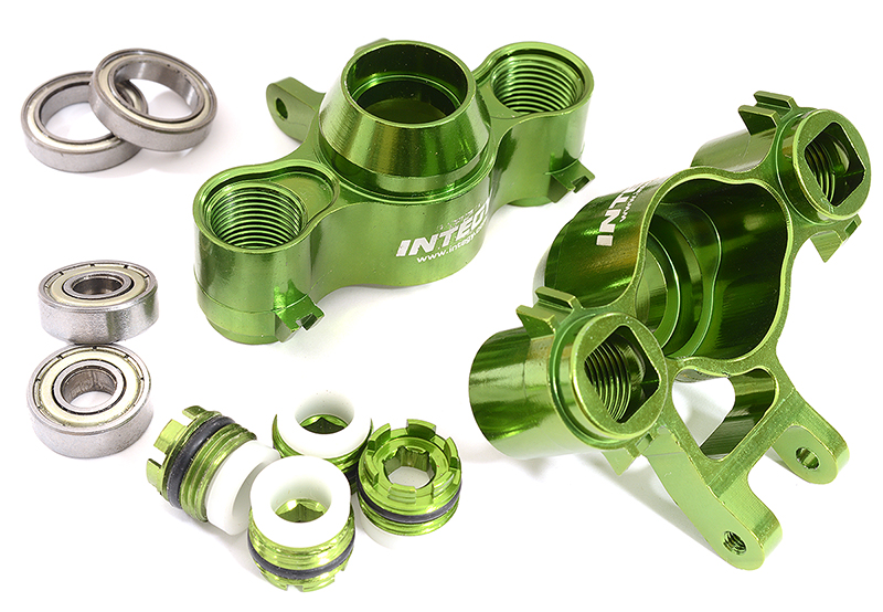 T3204GREEN Evolution3 Steering Blocks(2) Revo, E-Revo, Summit, Slayer(both), Maxx3903, 3905 - Image 1