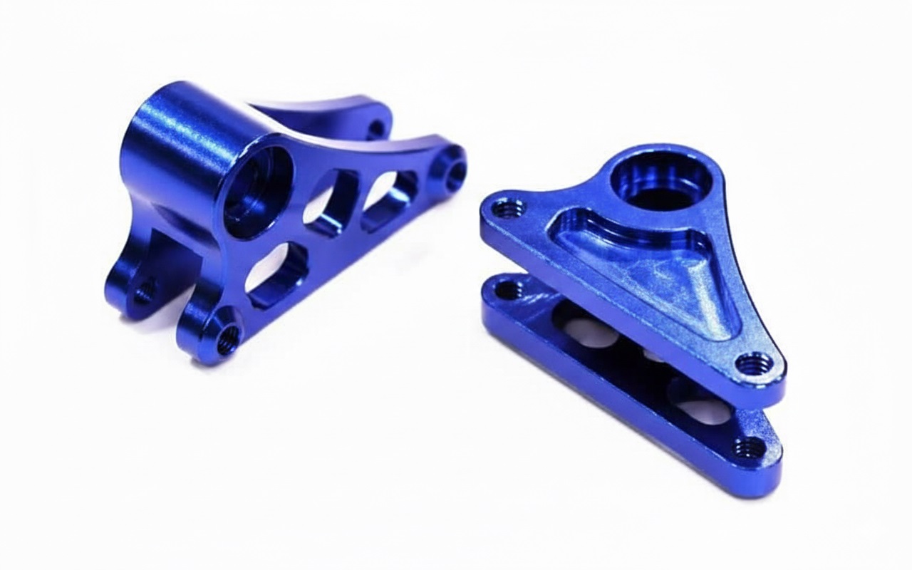 T3401BLUE Alloy Front Rocker Arms for Traxxas 1/16 E-Revo, Slash, Rally - Image 1