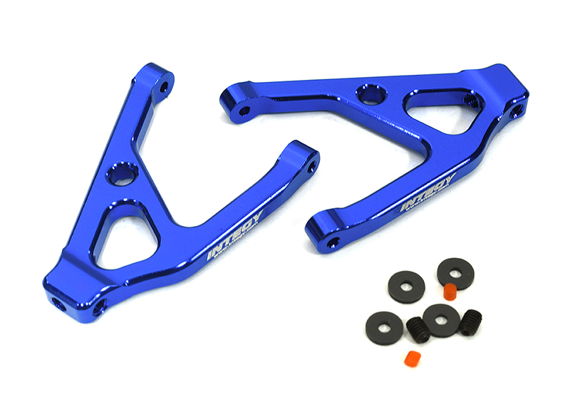 T3420BLUE Billet Machined Alloy Rear Upper Arms for Traxxas 1/16 Slash VXL & Rally - Image 1