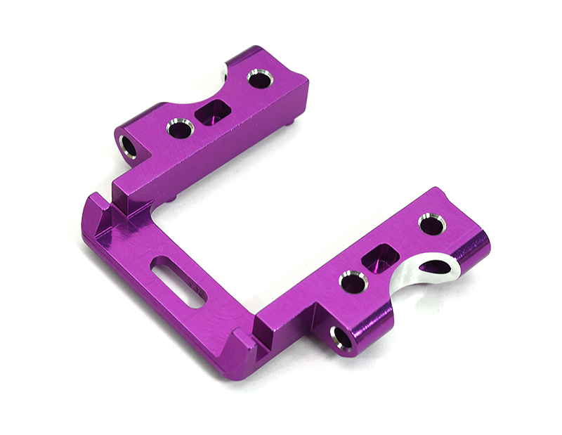 T3776 Purple Aluminum Alloy Front Bulkhead for HPI 1/10 RTR3 (must use w/ T3782) - Image 1