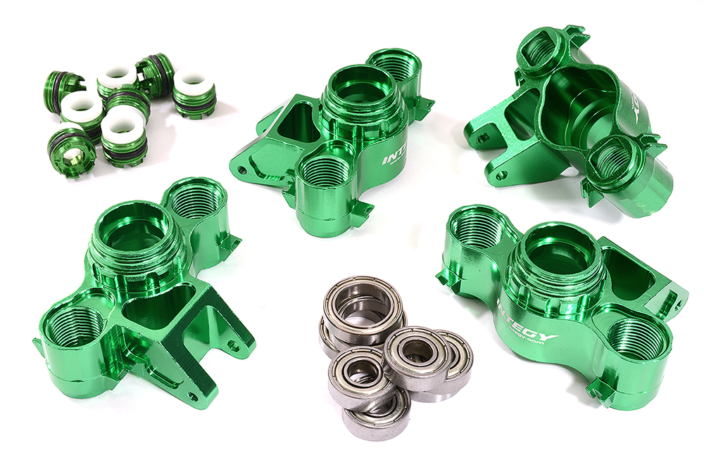 T4114GREEN Evo-6 Steering Block(4) for 1/10 E-Revo Summit Slayer T-Maxx 3903/5 4907/8 5334 - Image 1