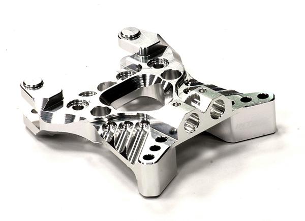 T5009SILVER Billet Machined Shock Tower (1) for HPI Savage XS Flux - Image 1