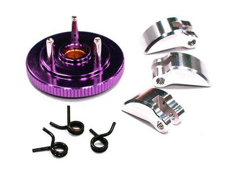 T6703PURPLE Evolution-5 Clutch Conversion Set 7075 Material for HPI Savage Series - Image 1