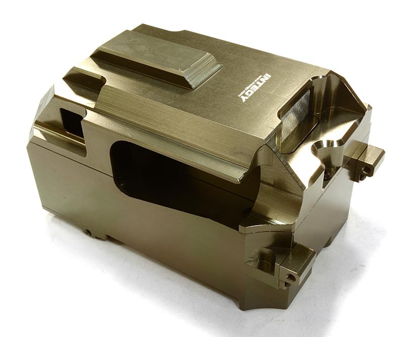 T6718GREY Grey Billet Machined Box Enclosure for HPI Savage X 4.6 2011, Flux & Savage XL - Image 1