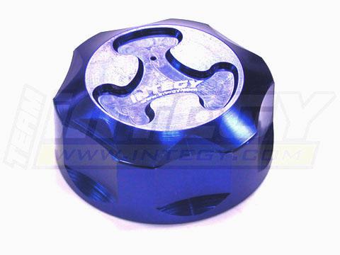 T6811BLUE Billet Machined Alloy Gas Tank Cap for HPI 1/5 Baja 5B Buggy - Image 1