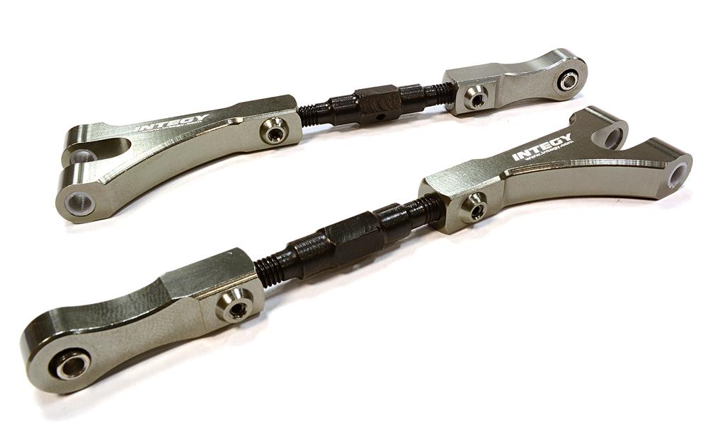 T6990GREY Billet Machined Alloy Upper Arms for HPI 1/8 Savage XL, Flux & X 4.6 RTR Truck - Image 1