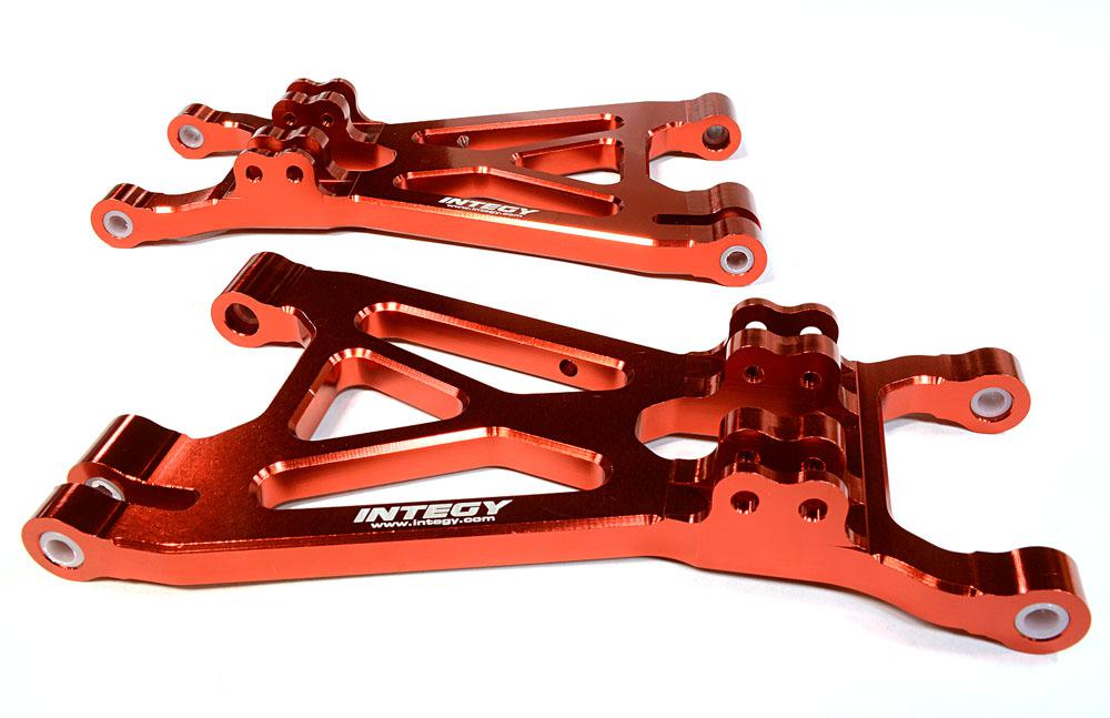 T6999RED Lower Suspension Arms for Savage XL, Flux & X 4.6 RTR - Image 1