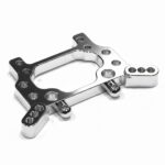 Machined Alloy Rear Shock Tower for Team Associated 1/18 RC18T Truck - Silver