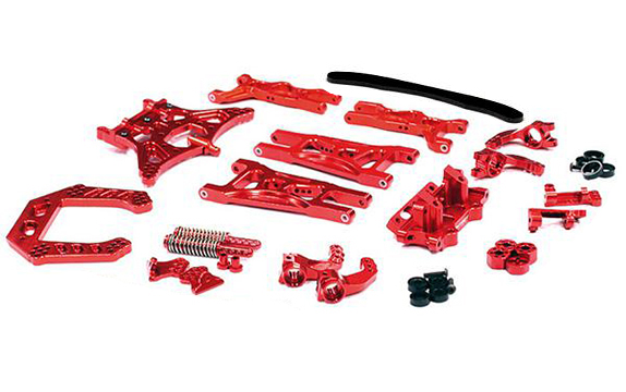 T7897RED Evolution Upgrade Conversion Kit for Traxxas Rustler 2WD (Electric Version) - Image 1