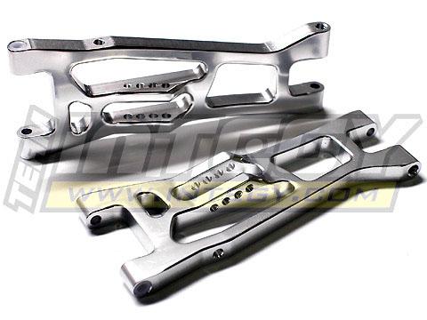 T7901SILVER Silver Front Lower Arms for 1/10 Jato - Image 1