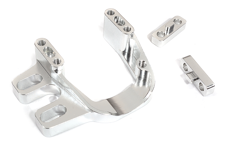 T7904SILVER Billet Machined Silver Engine Mount for Traxxas 1/10 Jato 5560 - Image 1