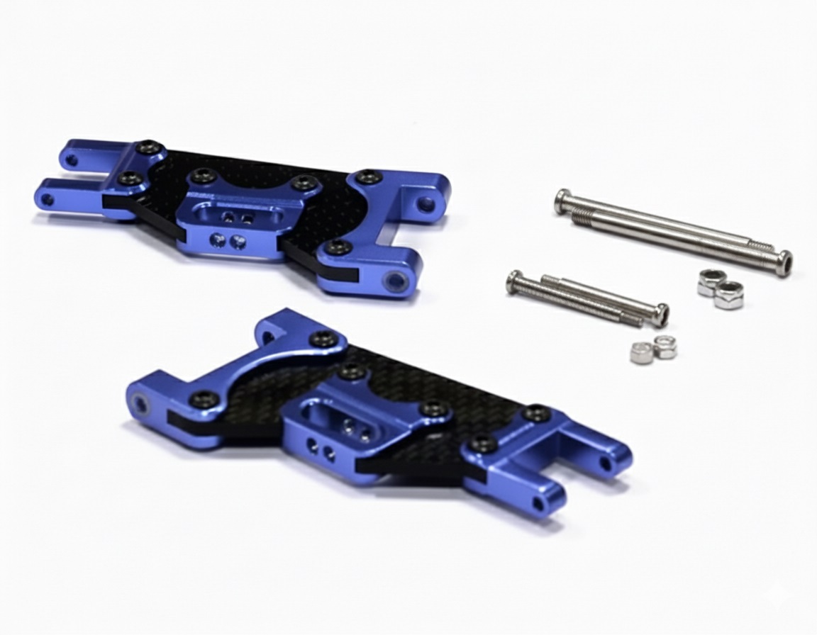 T7951BLUE Front Lower Arm for Traxxas 1/10 Electric Stampede 2WD & Slash 2WD 3631 - Image 1