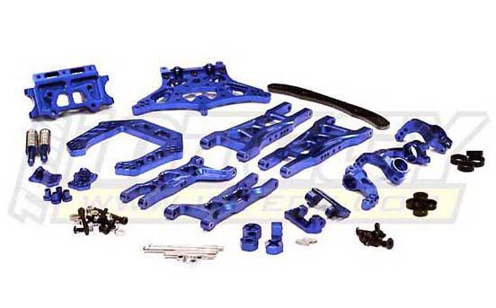 T8031BLUE Evolution Conversion Set for Traxxas 1/10 Rustler 2WD XL5 & VXL - Image 1