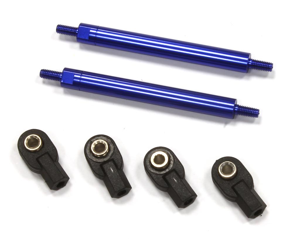 T8052BLUE Rear Upper Links for Traxxas 1/10 Rustler 2WD 3641A - Image 1
