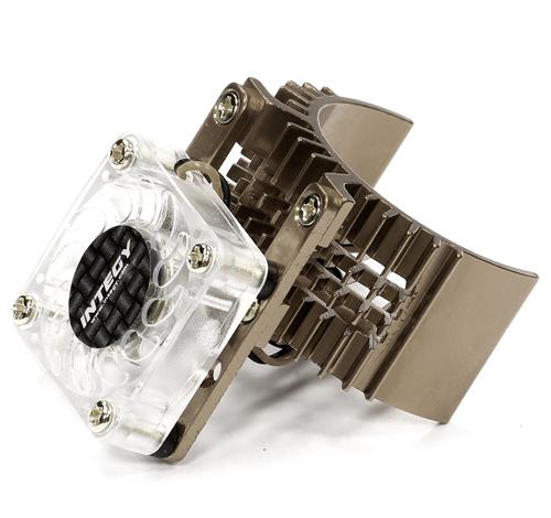 T8074GUN Motor Heatsink 540 Size w/ Cooling Fan for Slash Stampede 2WD Rustler 2WD Bandit - Image 1