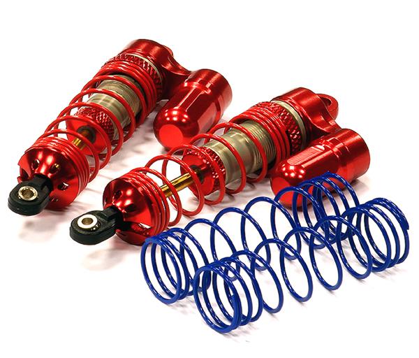 T8146RED V2 MXR9 Front Piggyback Shocks for Traxxas Stampede, Rustler 2WD & Slash - Image 1