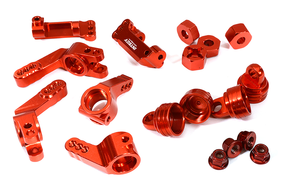T8148RED Billet Stage 1 Conversion for Traxxas 1/10 Rustler 2WD, Stampede 2WD & Slash 2WD - Image 1