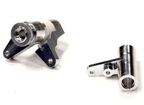 T8263SILVER Billet Machined Steering Bellcrank Set for Hyper 10SC - Image 1