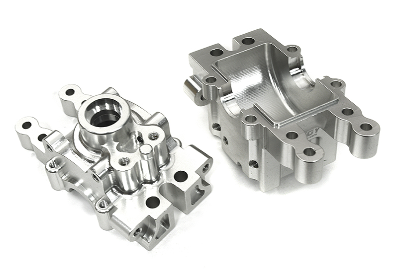 T8370SILVER Alloy Transmission Case for Associated Mini MGT 3.0 - Image 1