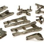Billet Machined Grey Suspension Set for 1/10 Stampede 4X4 & Slash 4X4 (non-LCG)