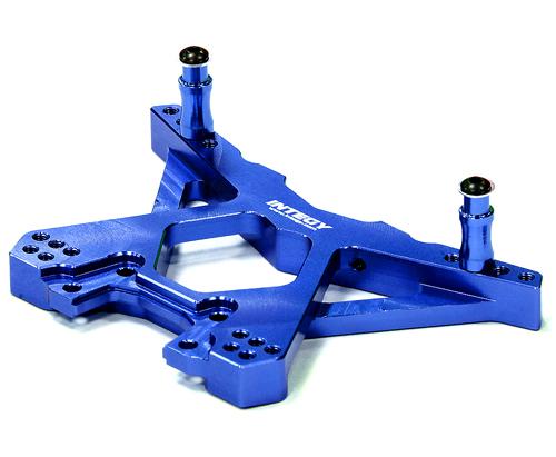 T8582BLUE Billet Machined Rear Shock Tower for 1/10 Stampede 4X4 & Slash 4X4 6838 - Image 1