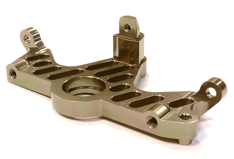T8599GREY Machined T2 Motor Mount Block for 1/10 Stampede 4X4 & Slash 4X4 (non-LCG) 6860 - Image 1