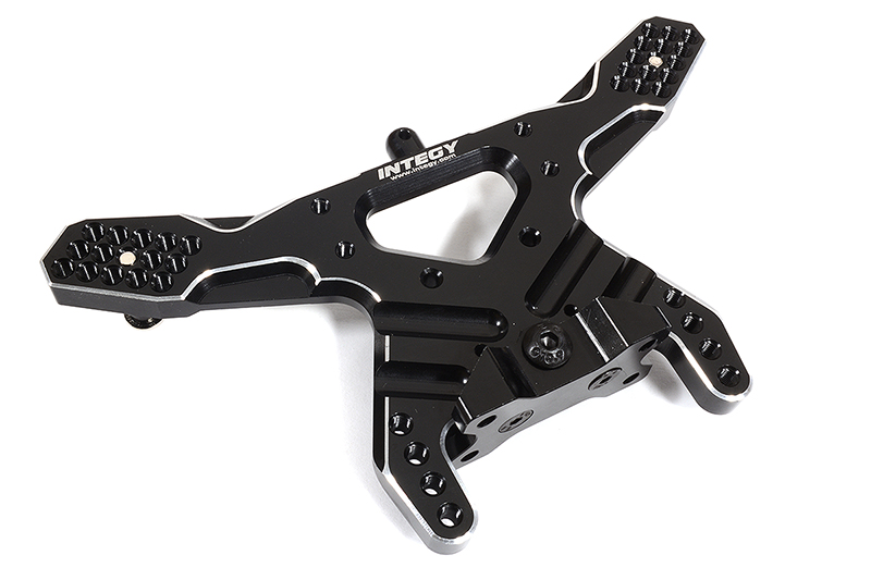 T8648BLACK Machined T3 Rear Shock Tower for 1/10 Rustler 2WD/Stampede 2WD/Slash 2WD 3638 - Image 1