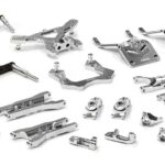 Silver Complete Billet Machined Suspension Upgrade Kit for 1/10 Stampede 2WD