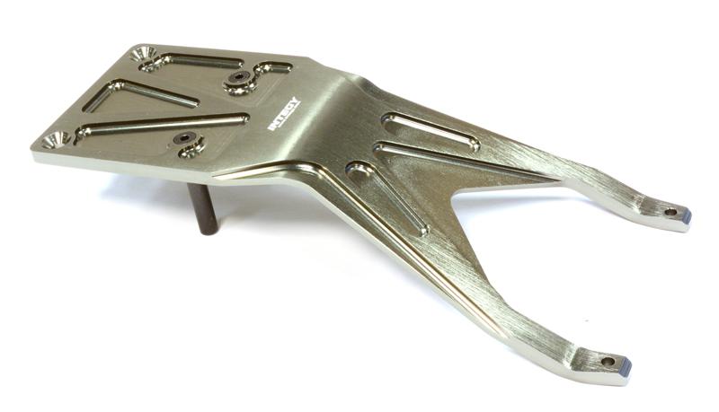 T8668GREY Billet Machined Front Skid Plate for Traxxas 1/10 Slash 2WD (non-LCG) 5837 - Image 1