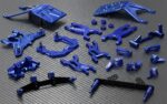 Complete Blue Billet Machined Suspension Upgrade for Traxxas Slash 2WD 1/10 - Image 2