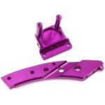 Purple Billet Machined Rear Anti-Bending Plate for HPI Ken Block WR8 Flux