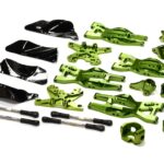 Green Billet Machined Suspension Upgrade Kit for HPI 1/10 Bullet MT & Bullet ST