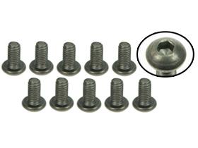 TS-BSM305M 3Racing M3 X 5 Titanium Button Head Hex Socket - Machine ( 10 Pcs ) - Image 1